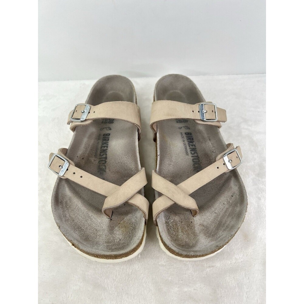 Birkenstock Mayari Lilac Nubuck Leather Sandals Womens Size 7 US / 38 Reg - Picture 6 of 10